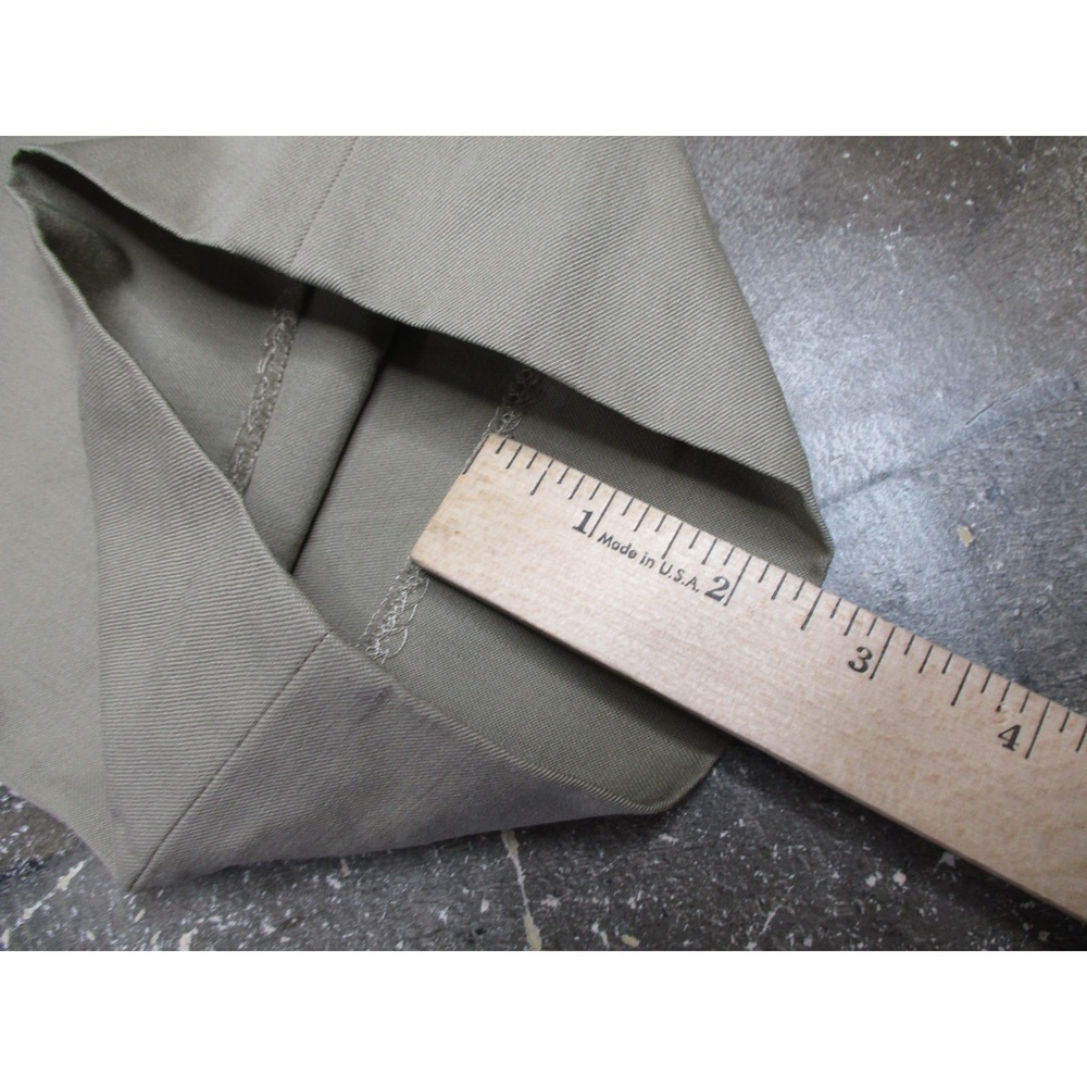 Brooks Brothers Pants 32x32 Beige Wool Viscose Acetate Flat Front Straight Leg - Picture 15 of 16